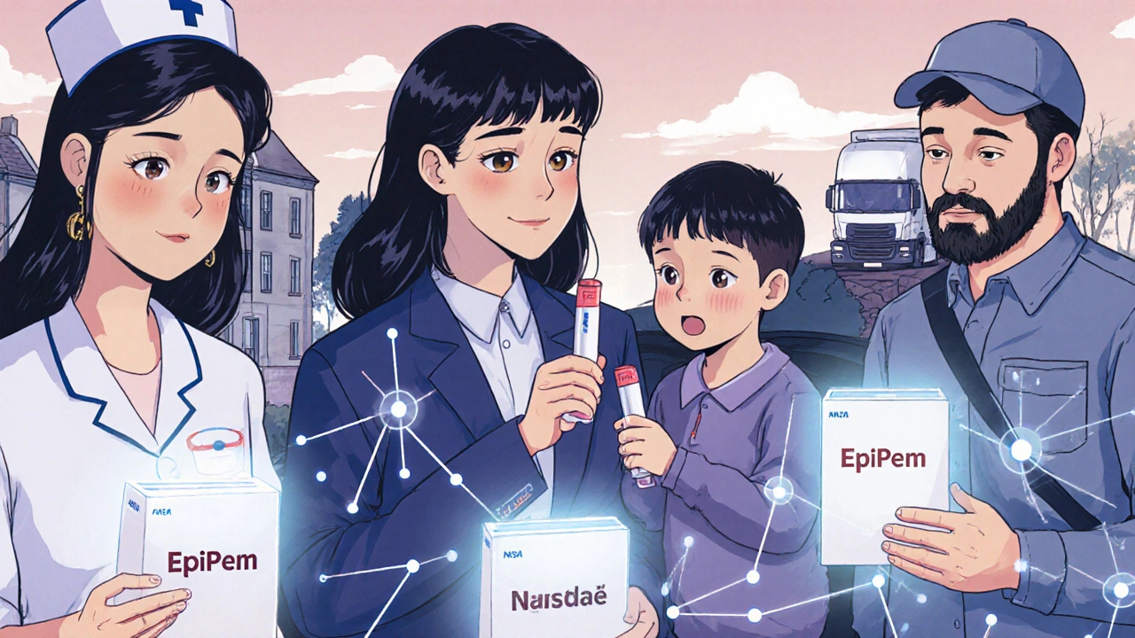 Différents utilisateurs reçoivent leurs médicaments à domicile, avec un emballage discret et un logo ANSM.