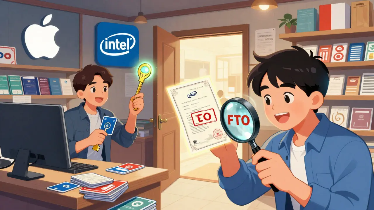 Des géants technologiques échangent des brevets comme des clés, une PME trouve une porte.