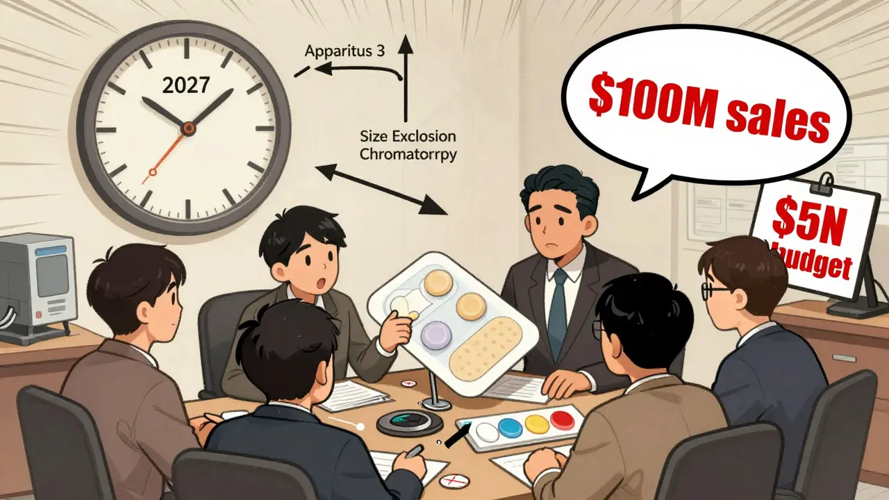 Une petite entreprise compare un médicament simple à un générique complexe sous pression temporelle.