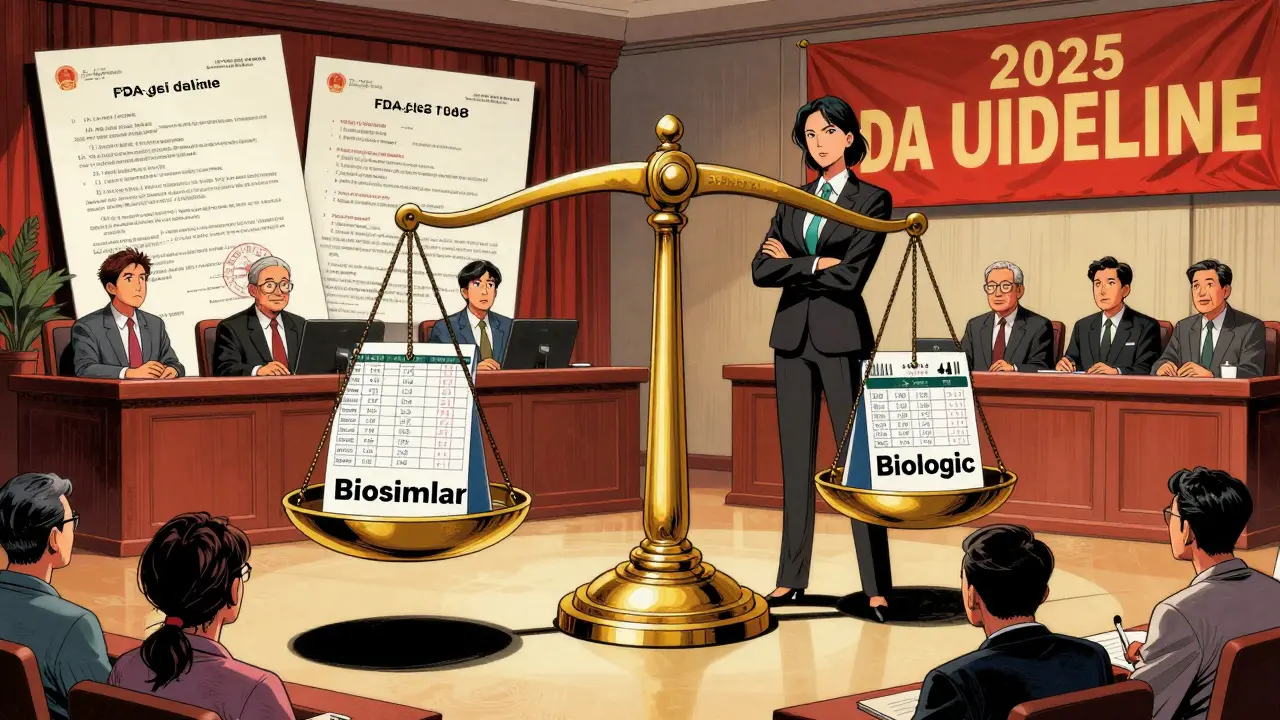 Un tribunal illustre la balance entre biosimilaire et biologique, sous le regard de la FDA et des patients.