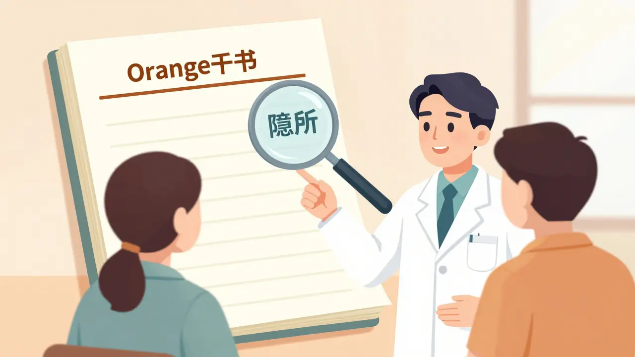 Un pharmacien expliquant pourquoi le générique autorisé n'apparaît pas dans le registre officiel.