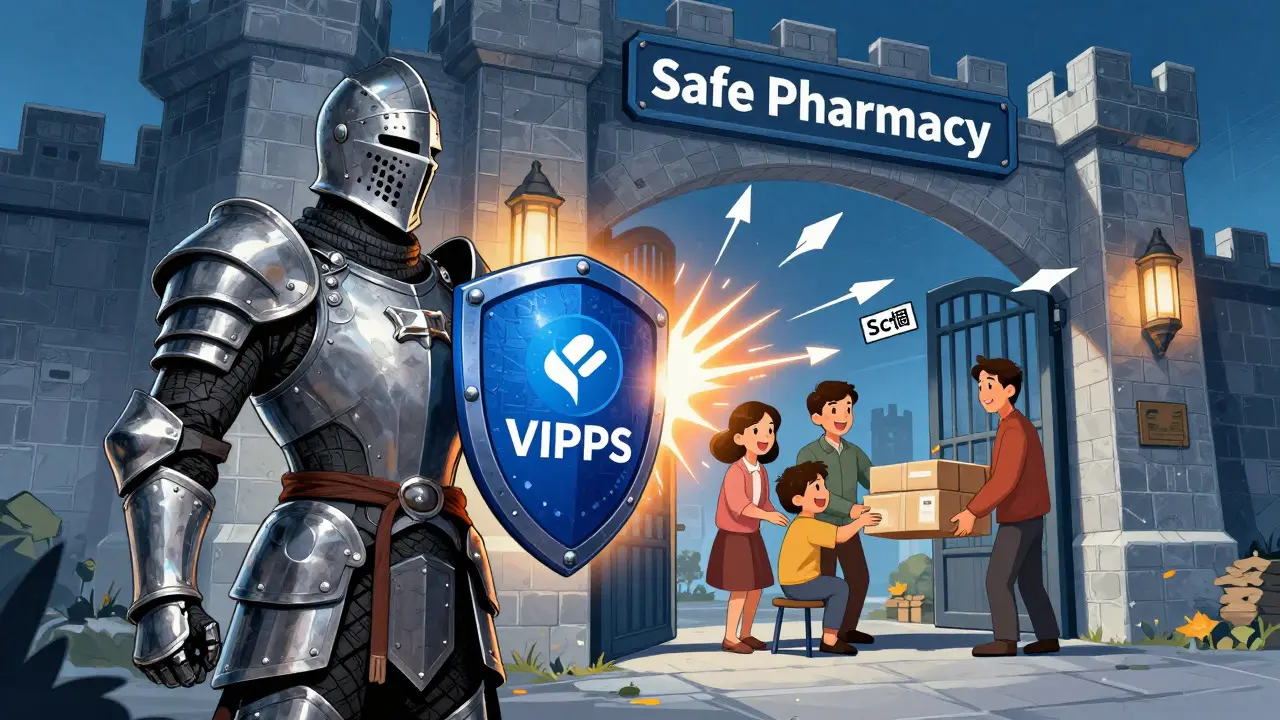 Vérification de sécurité d'une pharmacie en ligne fiable